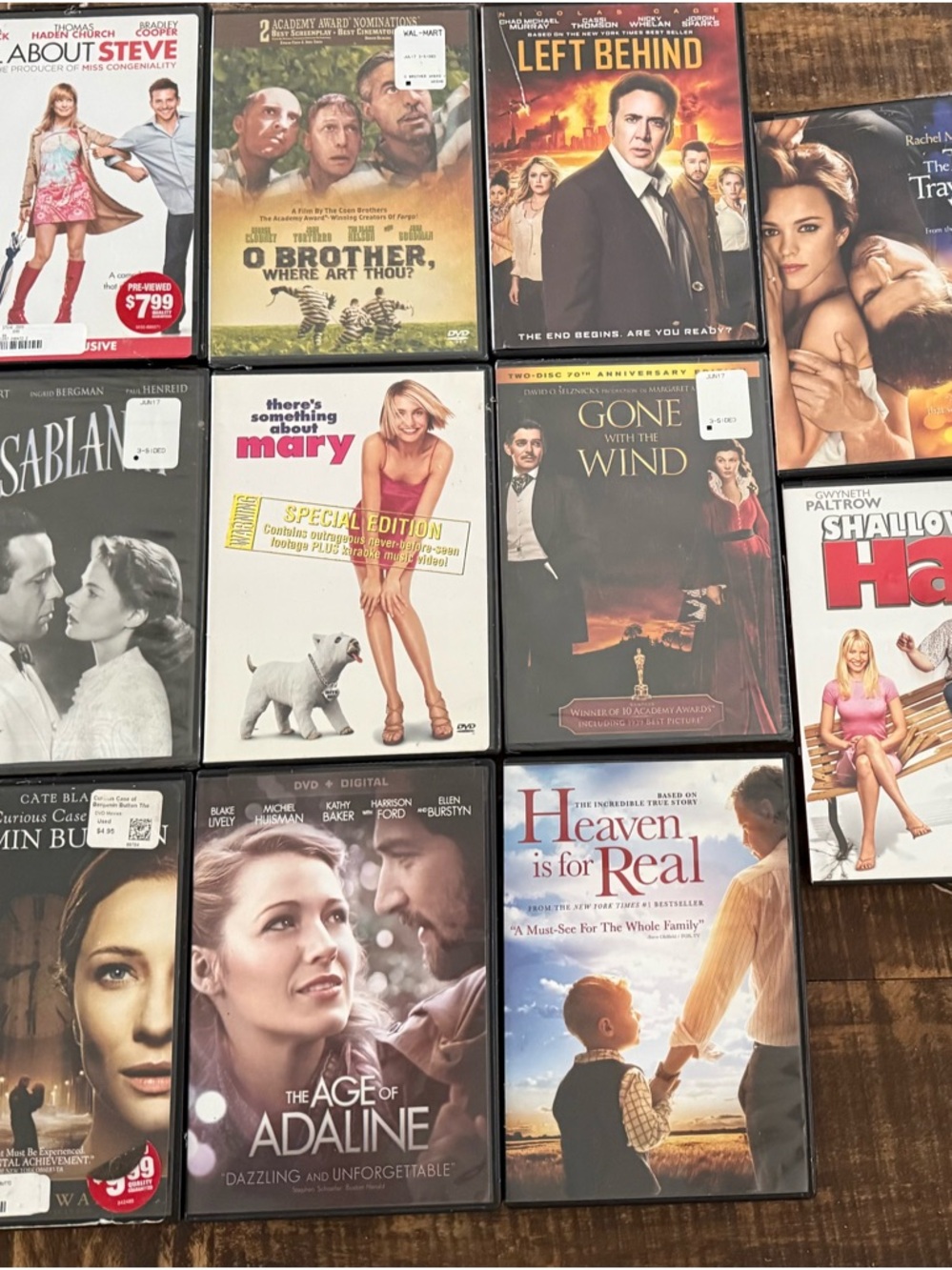 Assorted DVD Movie Spines